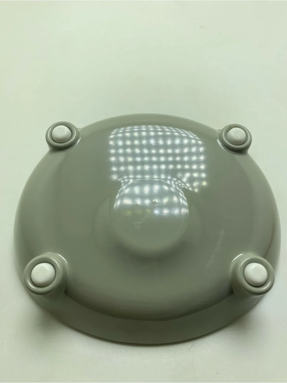 Gray Melamine Elevated Cat Dish